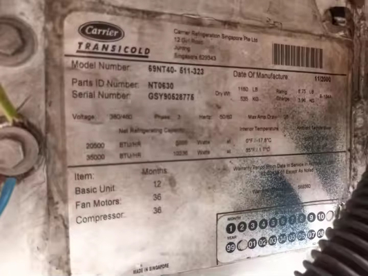 Transformator nośny 69NT40-511-323 Akcesoria z drugiej ręki Części chłodnicze