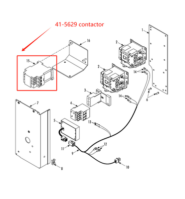 THERMO KING kontaktor AC 415629 części zamienne