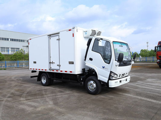 QINGLING ISUZU KV100 100P Ciężarówka chłodnicza dla żywności Mięso Ryba Transport NKR Zamrażarka 5 ton THERMO KING RV380 Chłodnica