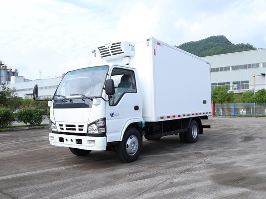 QINGLING ISUZU KV100 100P Ciężarówka chłodnicza dla żywności Mięso Ryba Transport NKR Zamrażarka 5 ton THERMO KING RV380 Chłodnica
