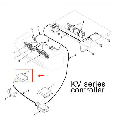 1E46674GO4 oryginalny sterownik dla Thermo King RV200