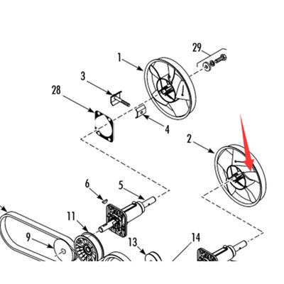 Thermo King T-880Pro oryginalna łopatka wentylatora parownika, model 781307/781306, kolor biały/czarny
