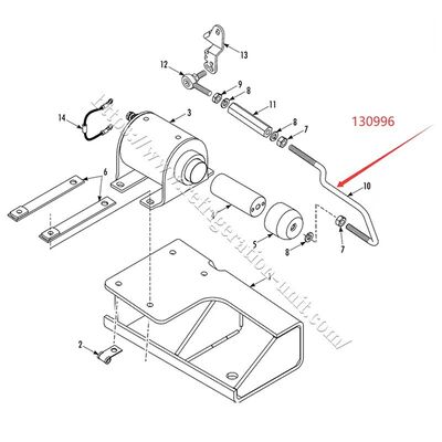 130996 THERMOKING SP agregat chłodniczy Drążek - elektrozawór paliwa, części zamienne T-M/T-R