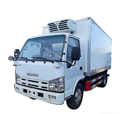 Isuzu 100p Japonia Marka Ciężarówka podwozie z 4,1 metra długości chłodnicy z THERMO KING chłodnicy RV380V 4X2 Mini 3tons 2 Ton Freezer Chłodnicy